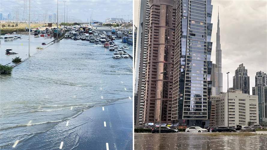 Flight delays and flooded streets: UAE grapples with 'historic' rainfall