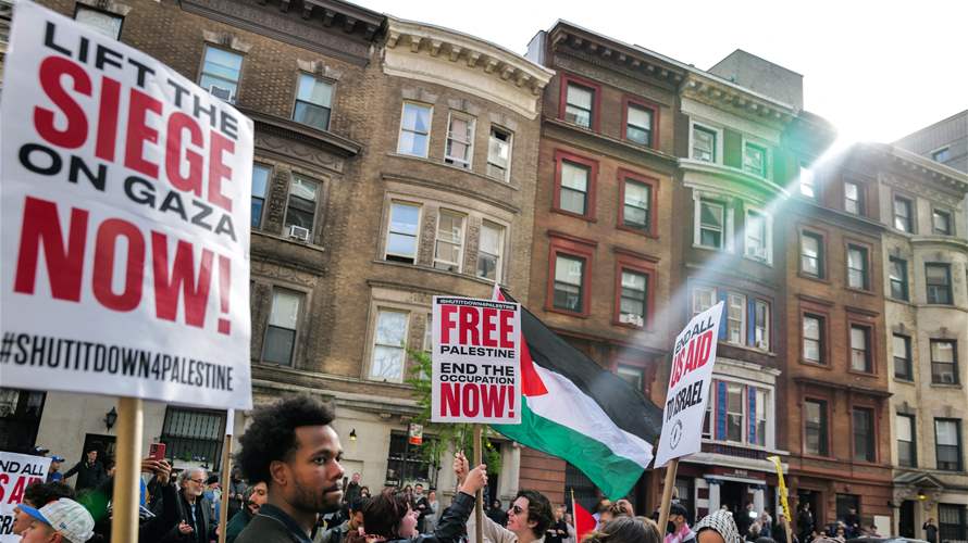 مئات الطلاب يتظاهرون في عدد من الجامعات في الولايات المتحدة احتجاجا على حرب غزة