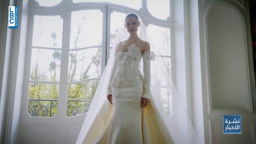 عروس دار جورج حبيقة تتألق في مجموعة أزياء الزفاف لربيع 2025