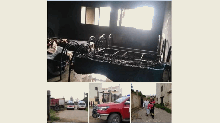 3 إصابات في حريق داخل دار الأيتام في بلدة برج العرب العكارية