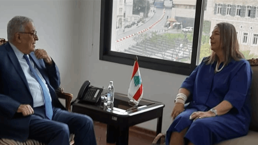 بوحبيب استقبل سفيرة سويسرا: لبنان يرحب بالجهود السويسرية لبناء حوار ديبلوماسي في الشرق الأوسط