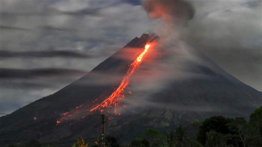 Volcano erupts in Mount Ibu island of Eastern Indonesia