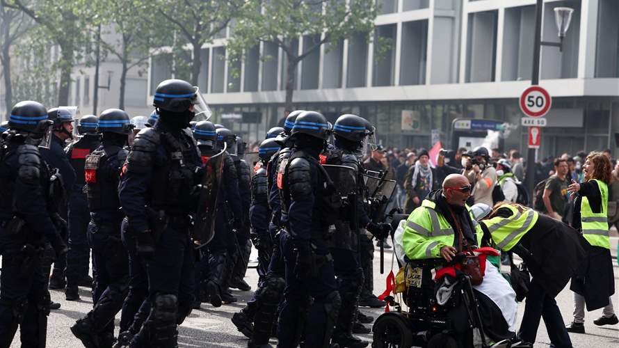 Police, protesters clash in France during May Day protests