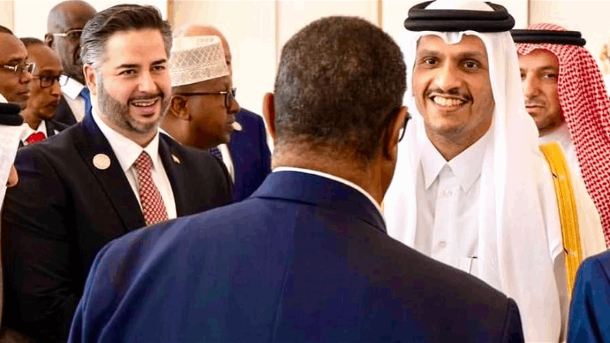 رئيس مجلس الوزراء القطري التقى سلام: تشديد على متانة العلاقة بين البلدين