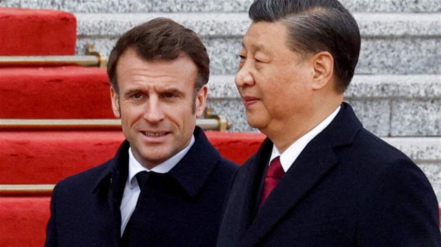 الرئيس الصيني يلتقي ماكرون في باريس لبحث التجارة والحرب في أوكرانيا