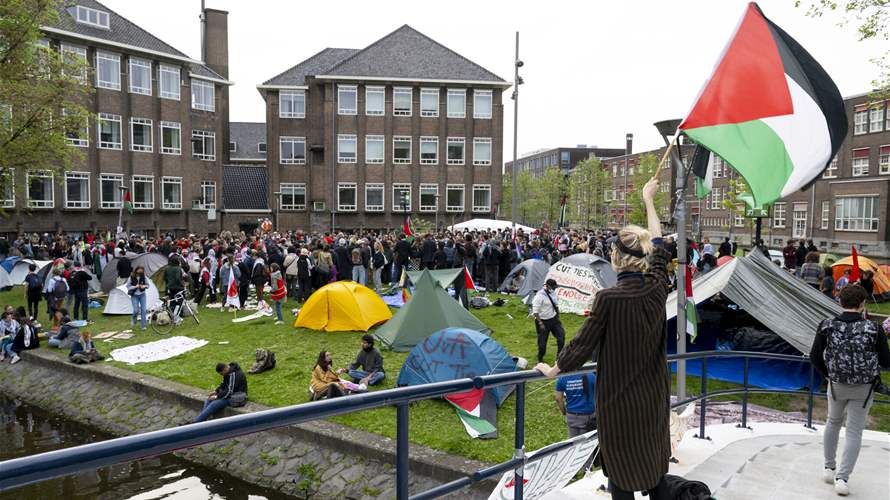 Pro-Palestinian protesters occupy Amsterdam university overnight