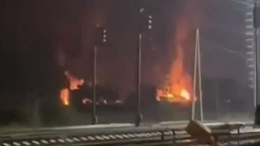 روسيا: حريق وتضرر عدة صهاريج نفط اثر هجوم اوكراني بمسيرات