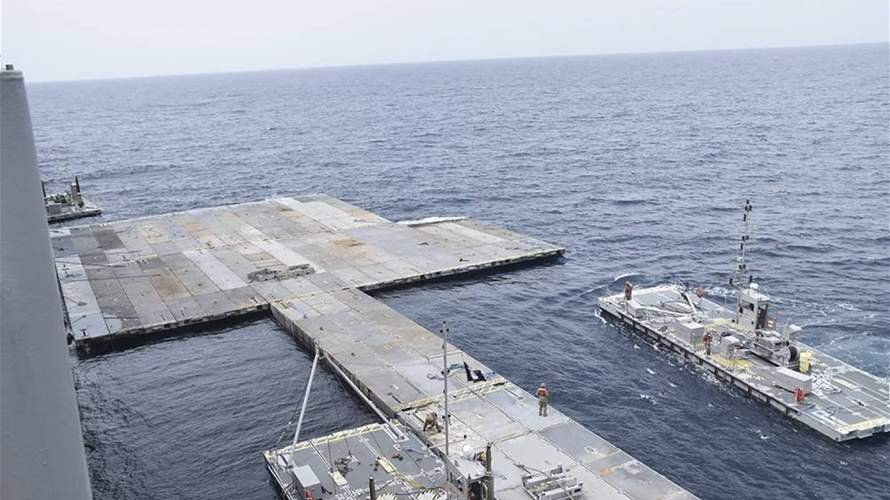 British aid shipment leaves Cyprus en route to Gaza coast pier