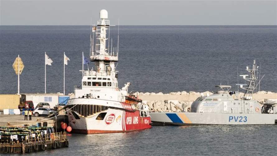 شحنة مساعدات بريطانية تغادر قبرص متوجهة إلى الرصيف البحري في غزة