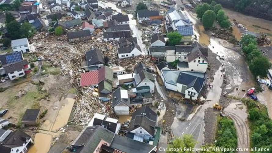 فيضانات في بلجيكا وامطار غزيرة في فرنسا والمانيا