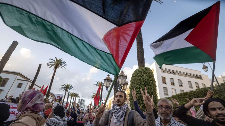 New large-scale march in Morocco in solidarity with Palestinians