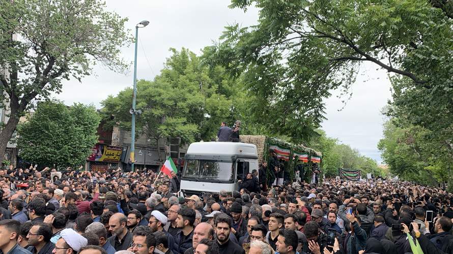 Thousands gather in Tehran for the funeral of President Raisi