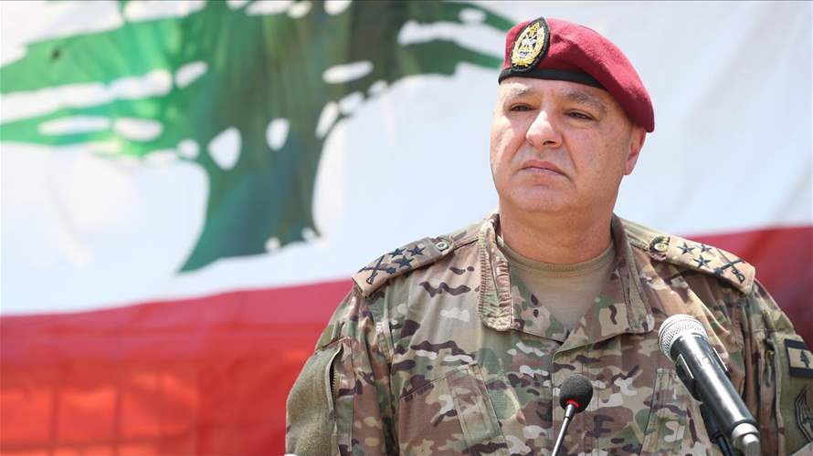 LAF Commander highlights continued Israeli violations, stresses importance of coordination with UNIFIL under Resolution 1701