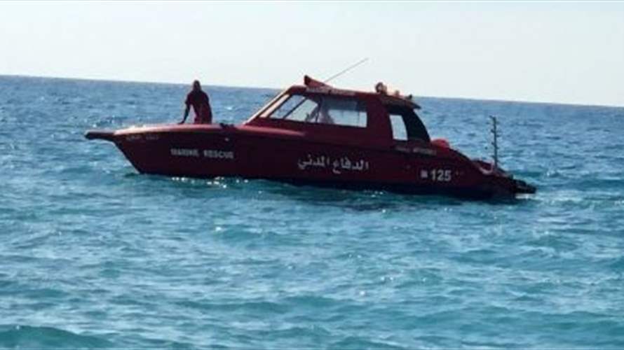 وحدة الانقاذ البحري في الدفاع المدني للـLBCI : العثور على جثتي المواطنين المفقودين عند شاطىء كفرعبيدا