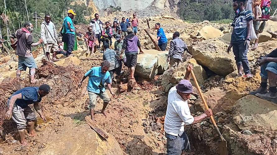 Papua New Guinea says more than two thousand people buried due to landslide