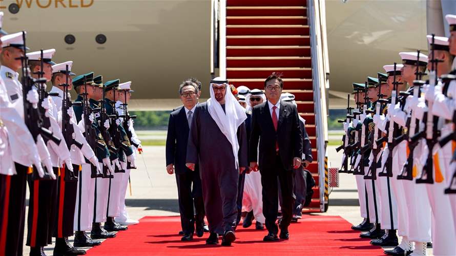 رئيس كوريا الجنوبية يستضيف رئيس دولة الإمارات في قمة الأربعاء.