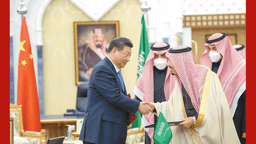 China looks forward to establishing relations with Arab countries that serve as a model for global peace