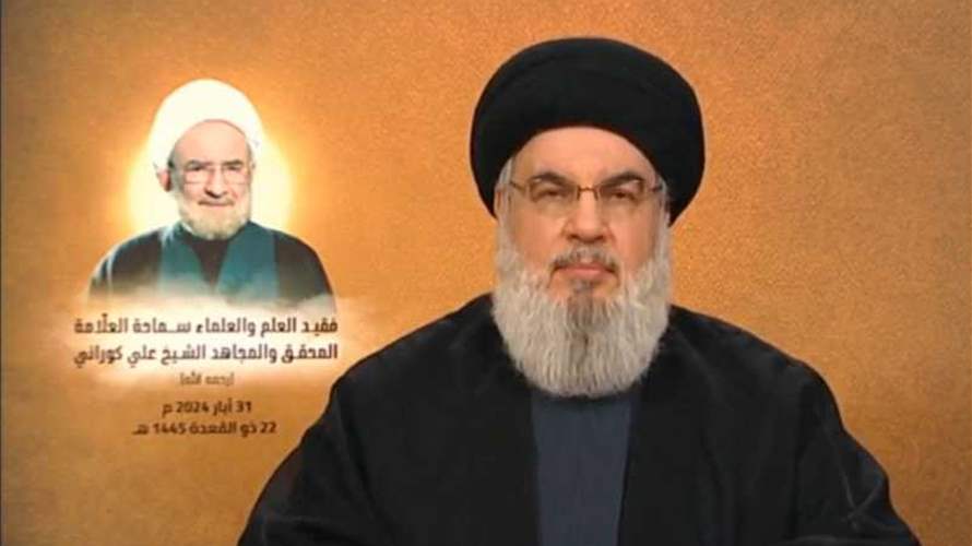 Hezbollah's Nasrallah: This is an existential battle, crucial for both Palestine and Lebanon's future