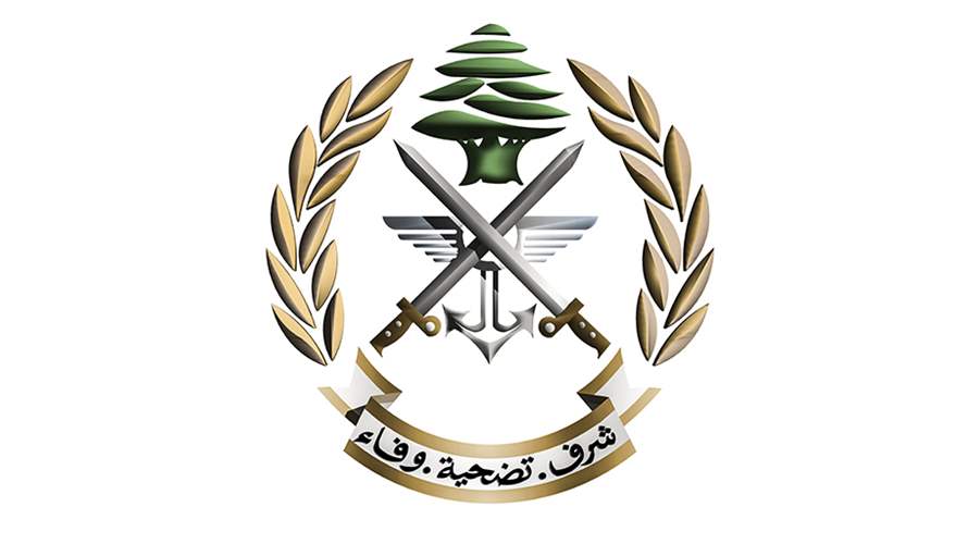 الجيش: توقيف 3 مطلوبين وضبط أسلحة حربية وحشيشة الكيف في بلدتي مجدل عنجر والصويري