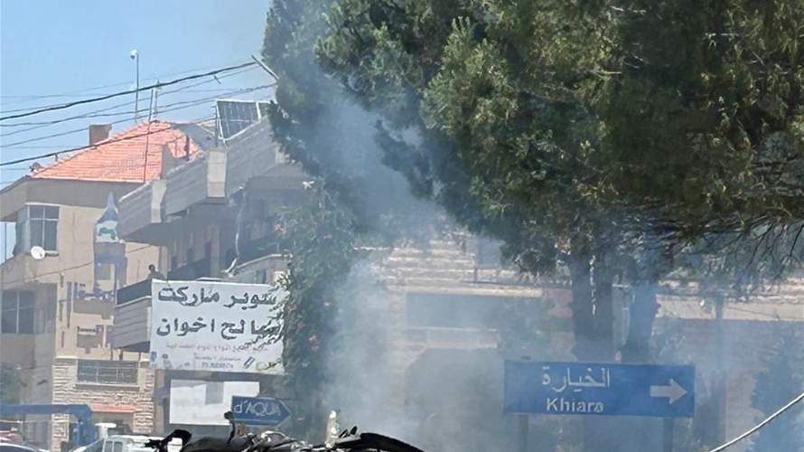 Vehicle targeted in Western Beqaa: Photo