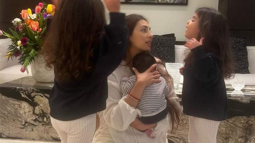  فاليري أبو شقرا تحتفل بعيد ميلادها برفقة بناتها الثلاث… هذا ما نشرته (فيديو وصور)