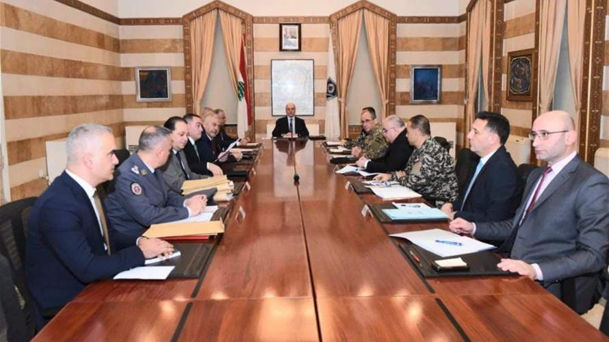 اجتماع لمجلس الأمن الداخليّ المركزيّ لمناقشة التدابير الأمنية المُتخذة خلال الأعياد