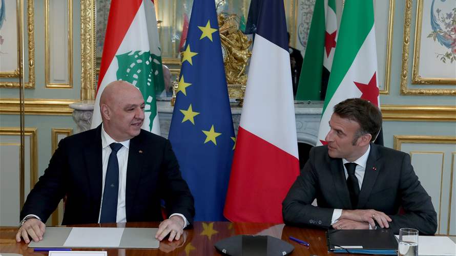 Lebanon's President Aoun informed of Israeli threat to Beirut's suburbs during Élysée meeting 