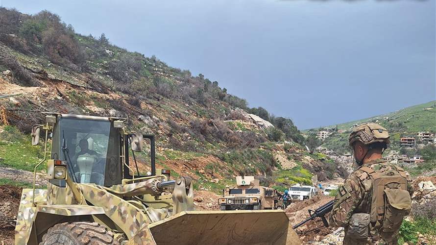 Lebanese Army removes Israeli barriers in South Lebanon's Odaisseh