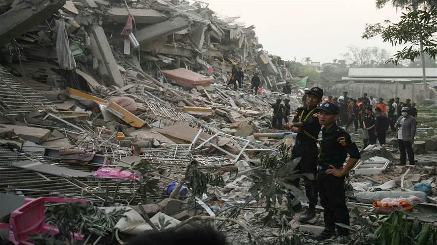حصيلة الزلزال في بورما ترتفع إلى 2719 قتيلا