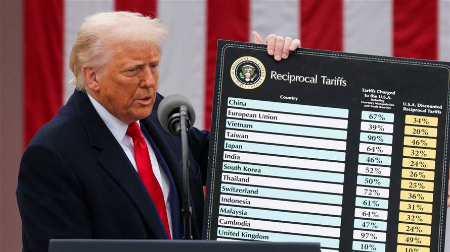 Trump says US to emerge 'stronger' as markets tumble over tariffs