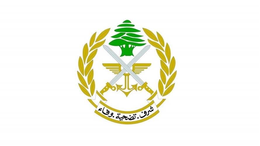الجيش: ضبط شاحنة بداخلها كمية من الأسلحة الحربية والذخائر والمخدرات في بعلبك