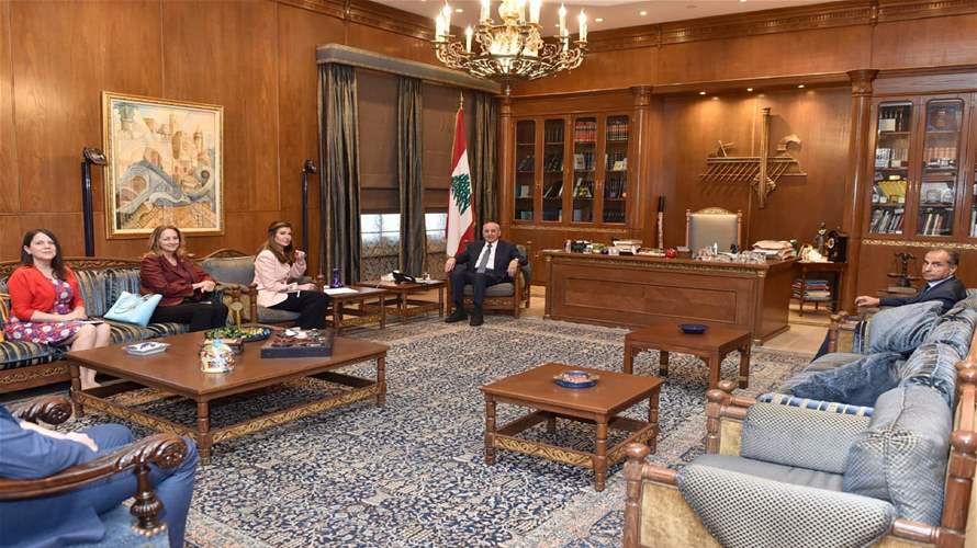 Berri discusses with US envoy Morgan Ortagus 18 reform laws passed by Lebanese Parliament
