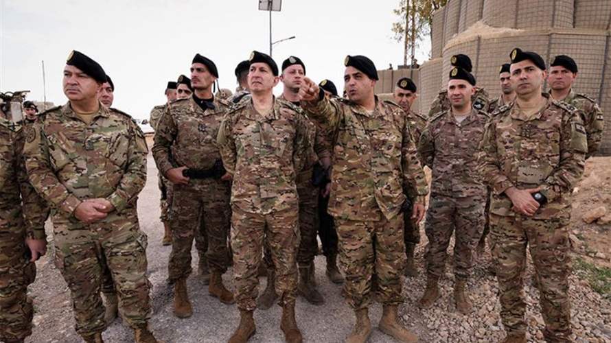 قائد الجيش تفقّد عددًا من الوحدات المنتشرة في البقاع: العدو الإسرائيلي يصر على الانتهاكات