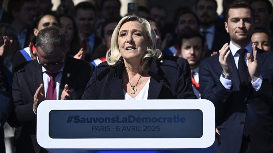 Le Pen 'unjustly convicted,' Bardella tells Paris rally