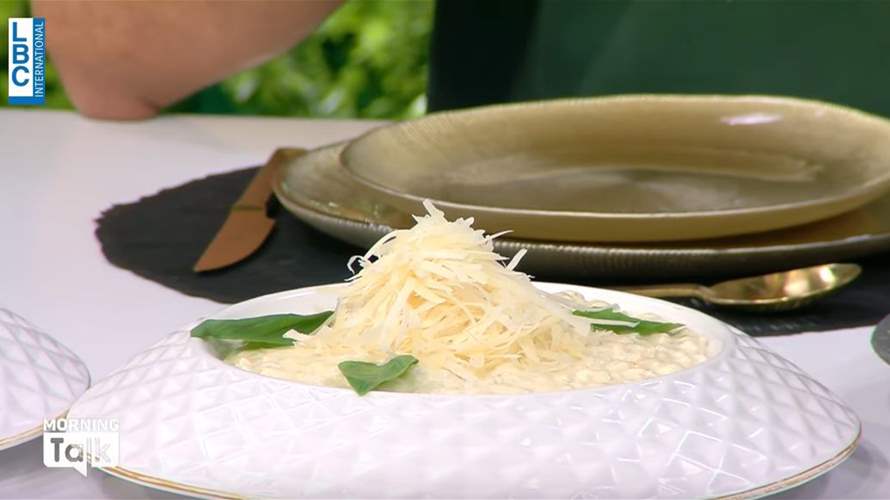 ريزوتو مع الثوم والبارميزان... وصفة شهية ومميزة على طريقة الشيف فادي زغيب (فيديو)
