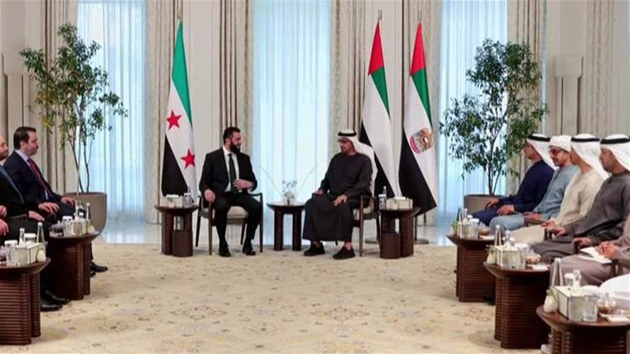 الشرع في الإمارات لتبديد القلق 
