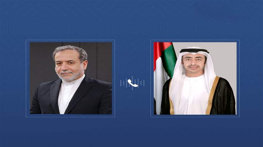 عبدالله بن زايد يتلقى اتصالا من وزير خارجية إيران... وهذا ما جرى بحثه