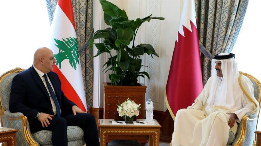 President Joseph Aoun returns to Beirut after official visit to Qatar