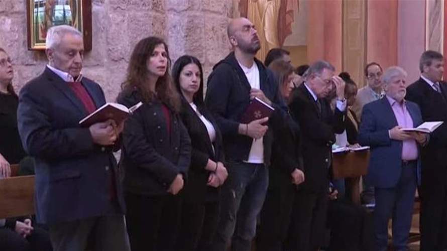 احتفال الطوائف المسيحية في لبنان بخميس الاسرار