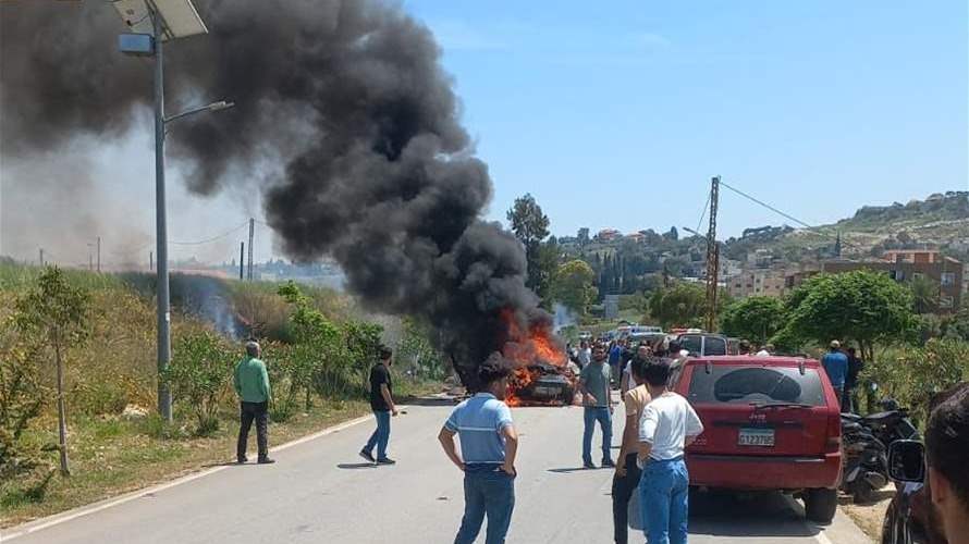 Israeli airstrike on vehicle in South Lebanon's Kaouthariyet El Saiyad kills one