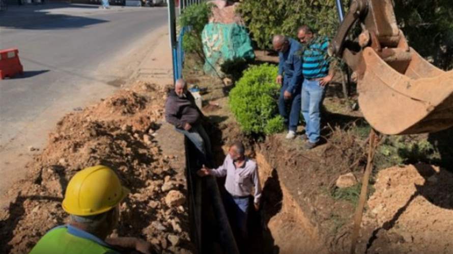 فرق الصيانة في مياه لبنان الجنوبي تواصل عملية تصليح شبكات المياه في بلدات النبطية