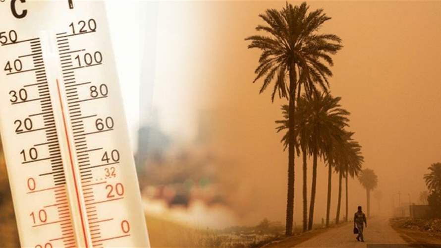 رياح قوية غبار وارتفاع في درجات الحرارة…