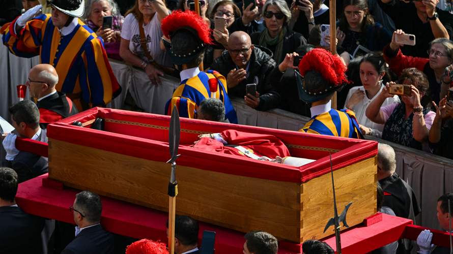 Pope Francis' coffin arrives in Saint Peter's Basilica to lie in state