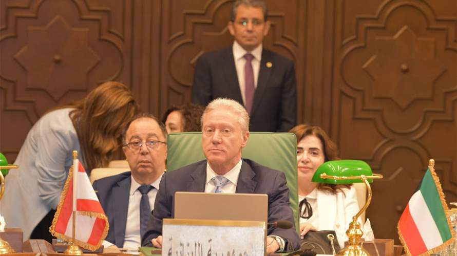 رجي من القاهرة: سياسة الحكومة اللبنانية ترتكز على فرض سيادتها وحصر السلاح بيدها