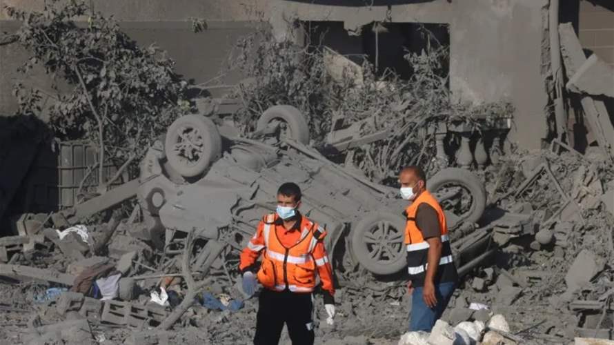 Gaza rescuers say four dead, 30 missing under rubble after Israeli strike