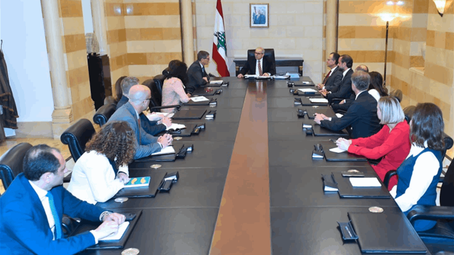 سلام إستقبل وفدًا من "معهد الشرق الأوسط - واشنطن" وعد ببذل جهود للتشجيع على دعم لبنان 
