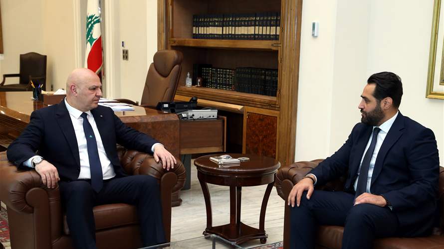 حمدان بعد لقائه عون: لضرورة الحفاظ على الزخم القائم من خلال تسريع وتيرة الإصلاحات