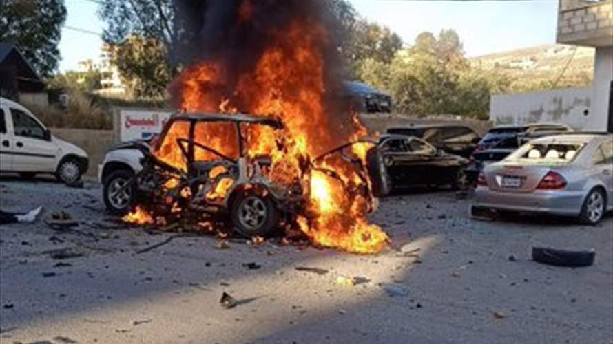 Israeli airstrike targets vehicle in South Lebanon's Kfar Roummane 