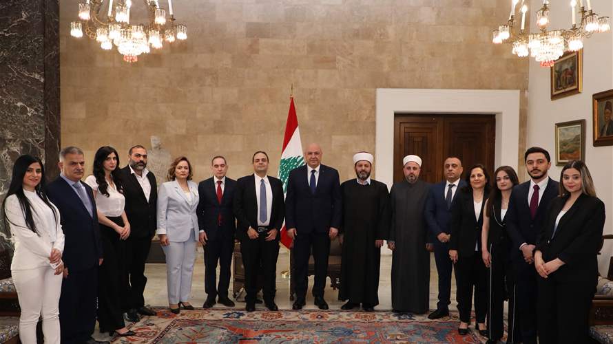 الرئيس عون إستقبل النائب حيدر ناصر مع وفد: ثقافة المواطنة يجب أن تسود في لبنان