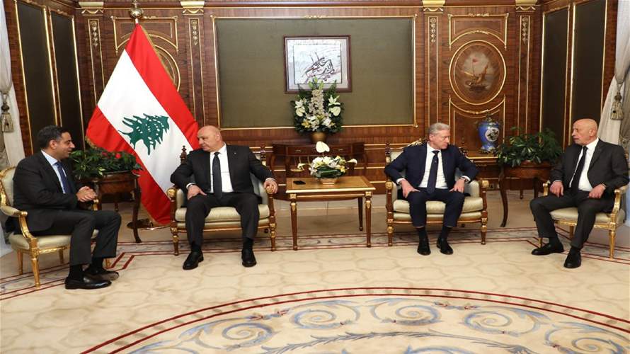 الرئيس عون استقبل أركان السفارة اللبنانية في الكويت واطلع منهم على أوضاع الجالية